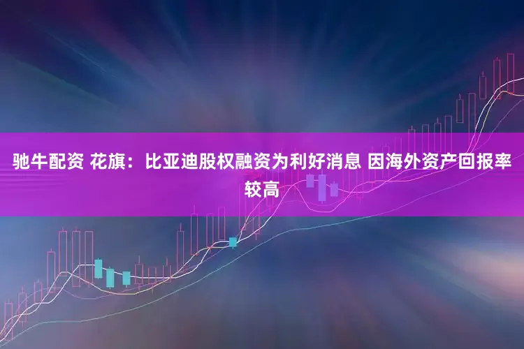 驰牛配资 花旗：比亚迪股权融资为利好消息 因海外资产回报率较高